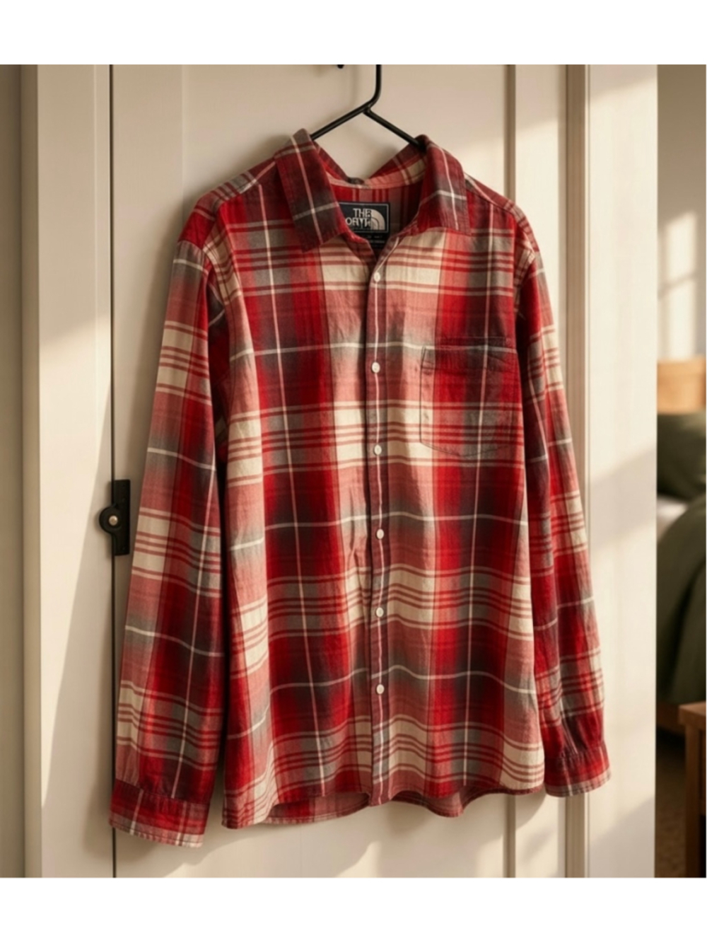 VINTAGE THE NORTH FACE California Heritage Lightweight Cotton Plaid Grunge Shirt